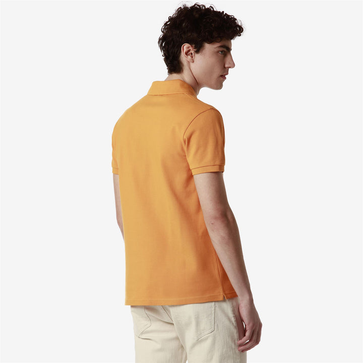 La polo Robe di Kappa Man AARAU Polo YELLOW CADMIUM Detail Double				