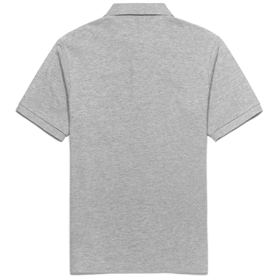 La polo Robe di Kappa Man AARAU Polo GREY Dressed Front (jpg Rgb)	