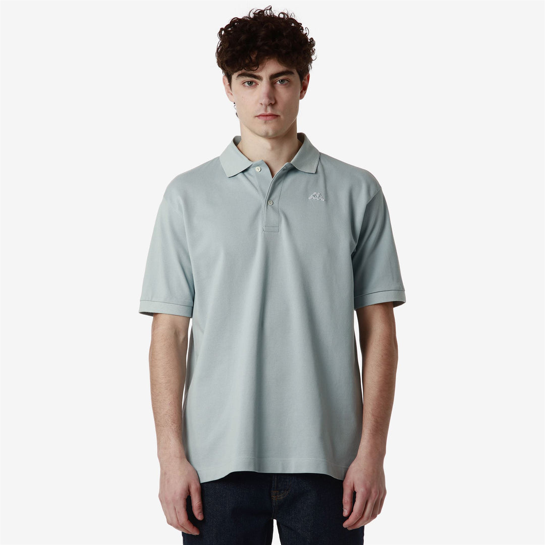 La polo Robe di Kappa Man AARAU Polo GREY Detail (jpg Rgb)			