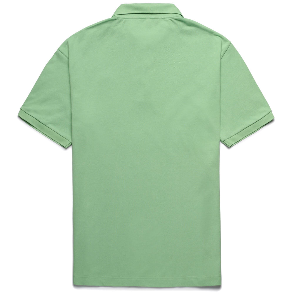 La polo Robe di Kappa Man AARAU Polo GREEN SPRUCESTONE Dressed Front (jpg Rgb)	