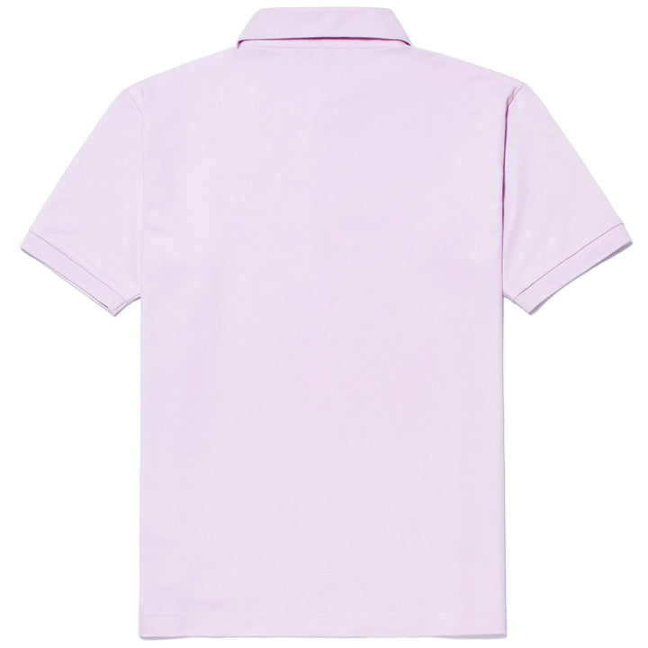 La polo Robe di Kappa Man AARAU Polo PINK MIST Dressed Front (jpg Rgb)	