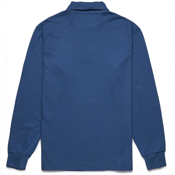 La polo Robe di Kappa Man AARBERG Polo BLUE DK RIVIERA Dressed Front (jpg Rgb)	