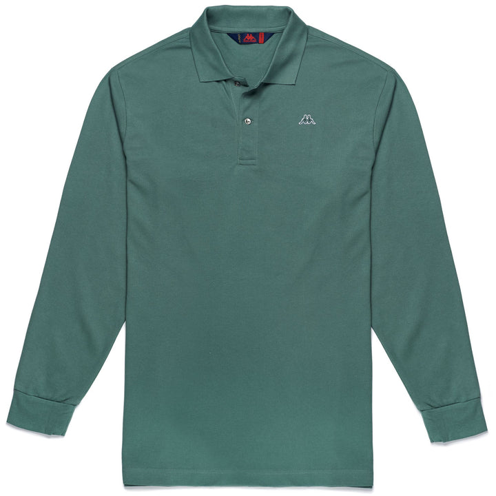 La polo Robe di Kappa Man AARBERG Polo GREEN DK FOREST Photo (jpg Rgb)			