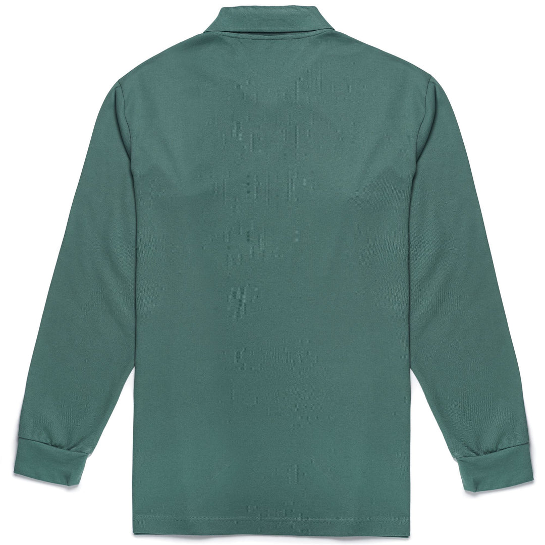 La polo Robe di Kappa Man AARBERG Polo GREEN DK FOREST Dressed Front (jpg Rgb)	