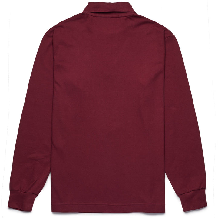 La polo Robe di Kappa Man AARBERG Polo RED POMEGRANATE Dressed Front (jpg Rgb)	