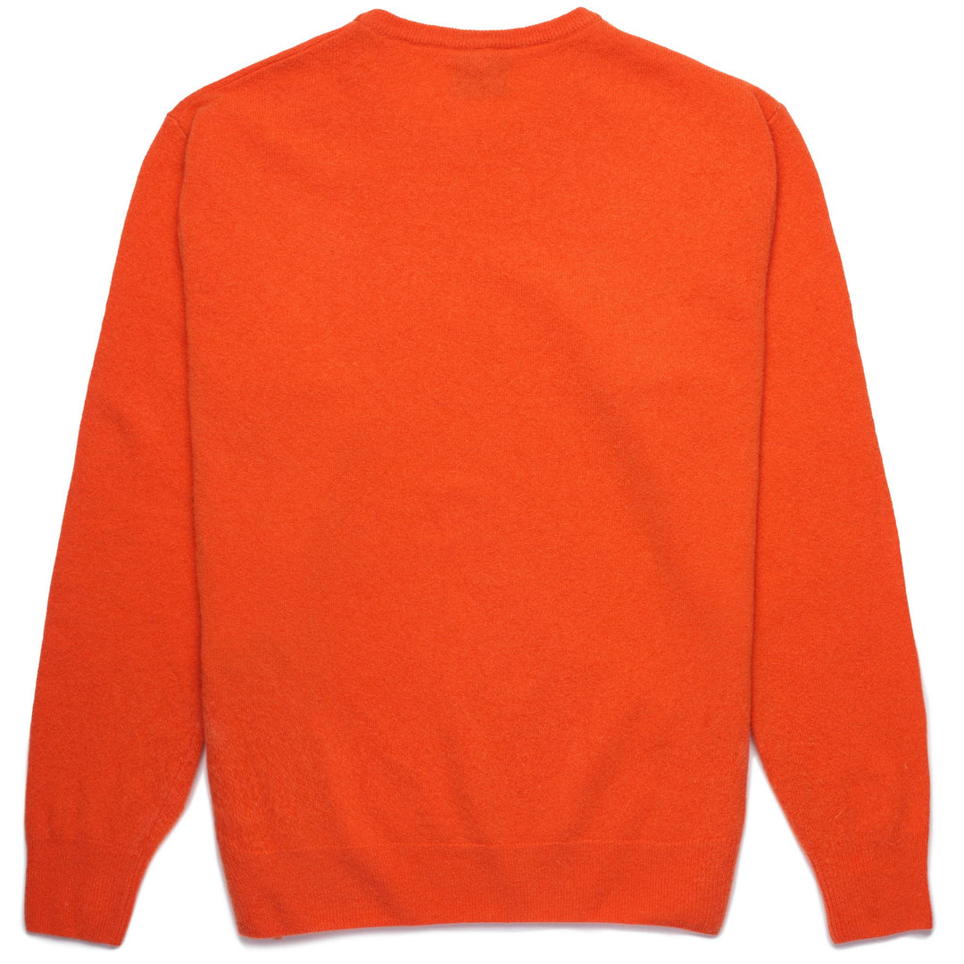 KNITWEAR Man LAMB BIMBEREKE Pull Over ORANGE RED Dressed Front (jpg Rgb)	