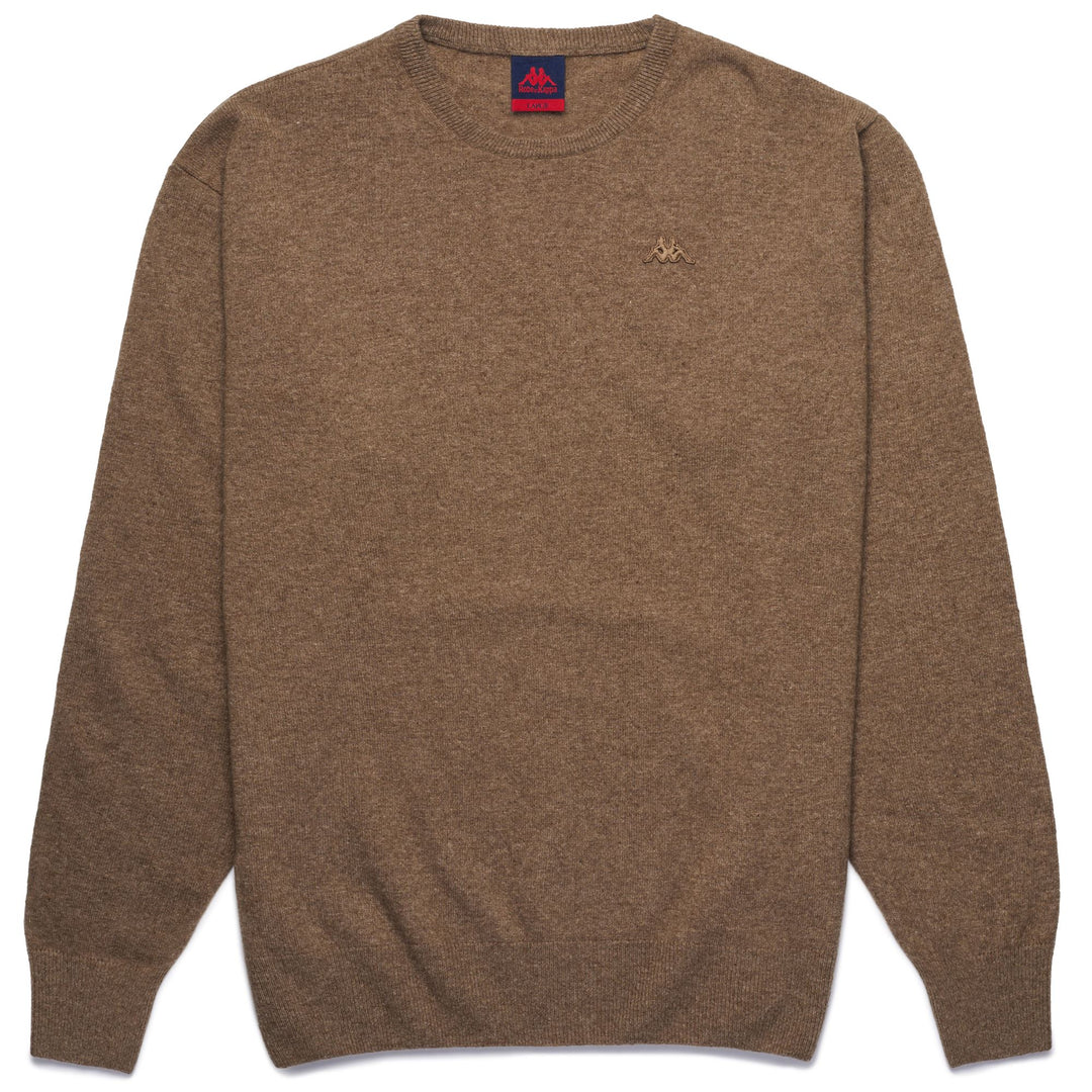 KNITWEAR Man LAMB BIMBEREKE Pull Over BROWN NATURAL Photo (jpg Rgb)			