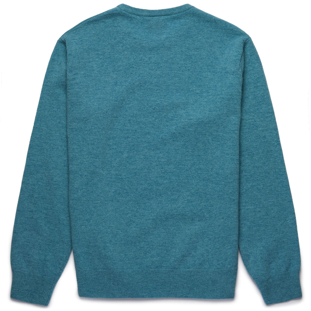 KNITWEAR Man LAMB BIMBEREKE Pull Over AZURE DIRTY Dressed Front (jpg Rgb)	