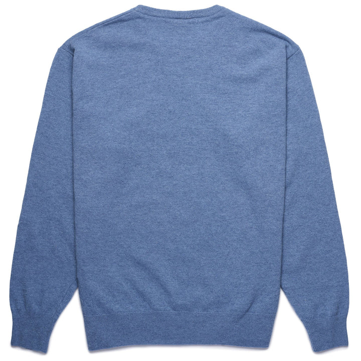 KNITWEAR Man LAMB BIMBEREKE Pull Over BLUE INFINITY Dressed Front (jpg Rgb)	