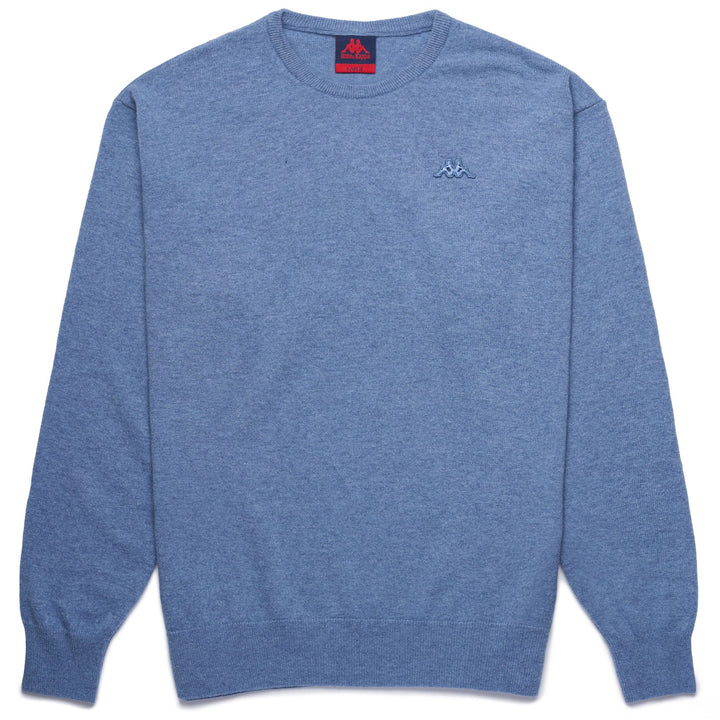 KNITWEAR Man LAMB BIMBEREKE Pull Over BLUE INFINITY Photo (jpg Rgb)			