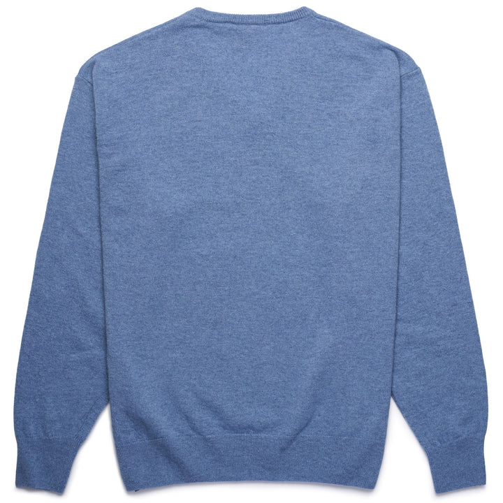 KNITWEAR Man LAMB BLEIBURG Pull Over BLUE INFINITY Dressed Front (jpg Rgb)	