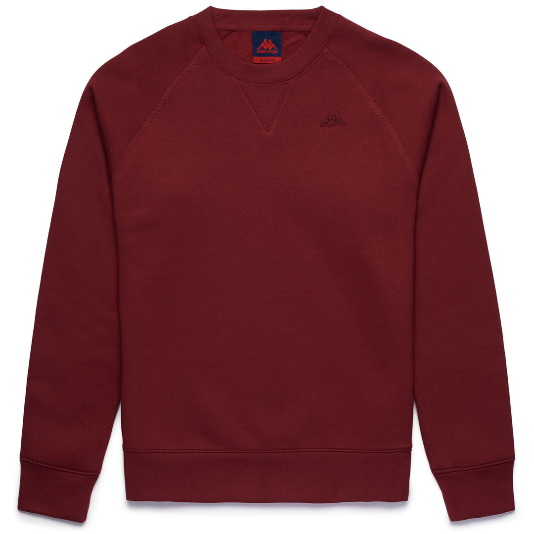 Fleece Man DIDIER BRUSHED Jumper RED POMEGRANATE Photo (jpg Rgb)			