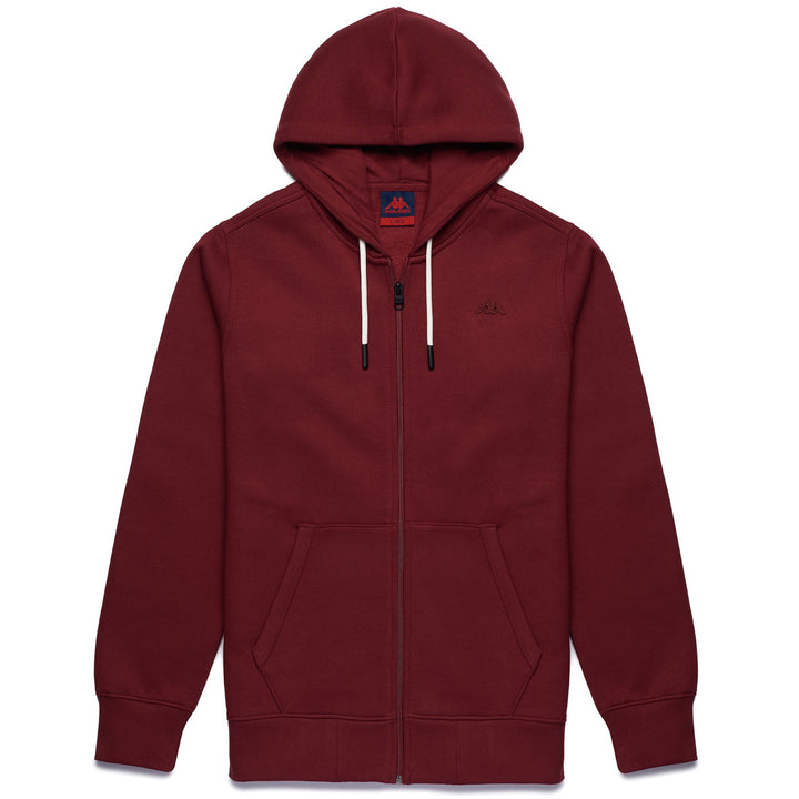 Fleece Man DAVE BRUSHED Jacket RED POMEGRANATE Photo (jpg Rgb)			