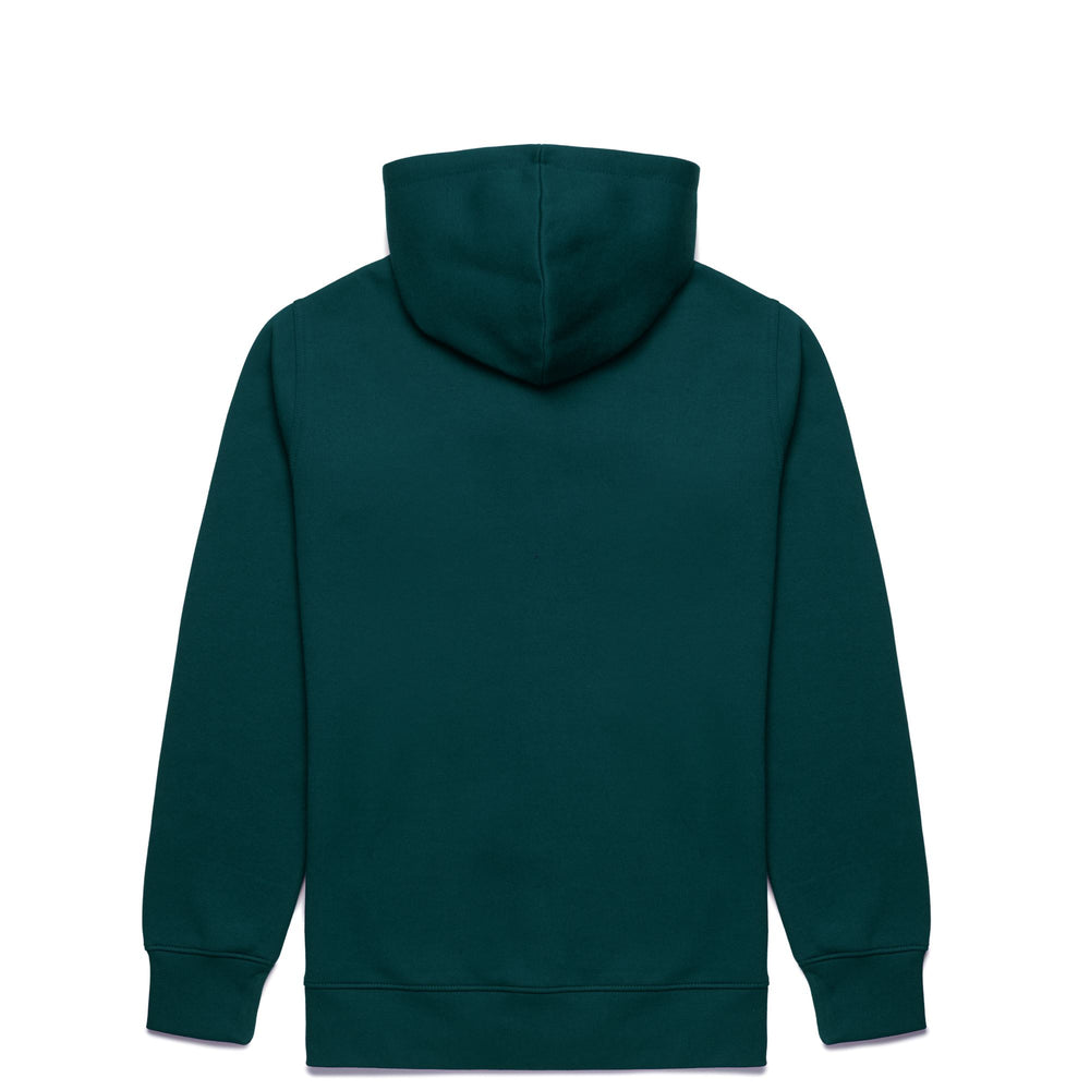 Fleece Man DAVE BRUSHED Jacket GREEN DK RAIN Dressed Front (jpg Rgb)	