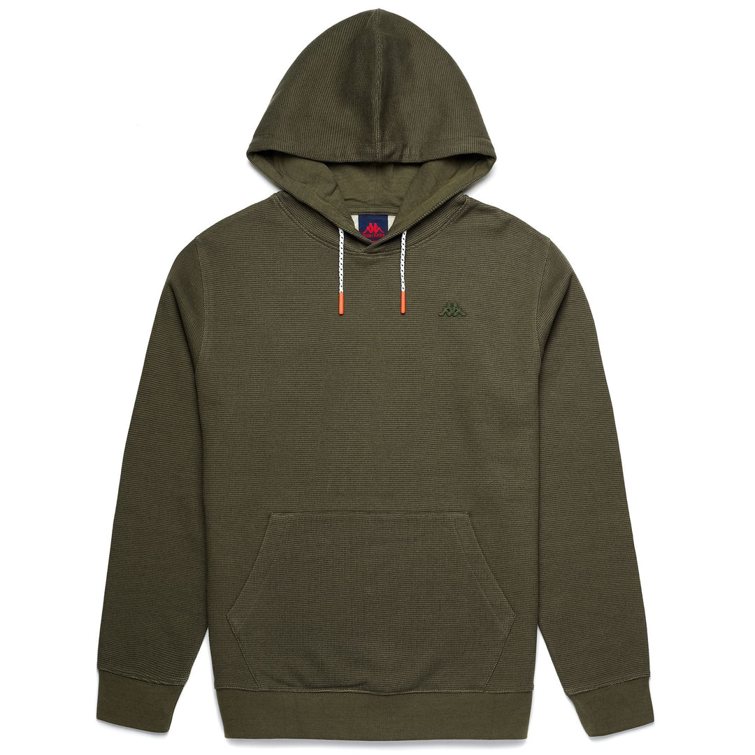 Fleece Man SANDRON Jumper GREEN MILITARY Photo (jpg Rgb)			