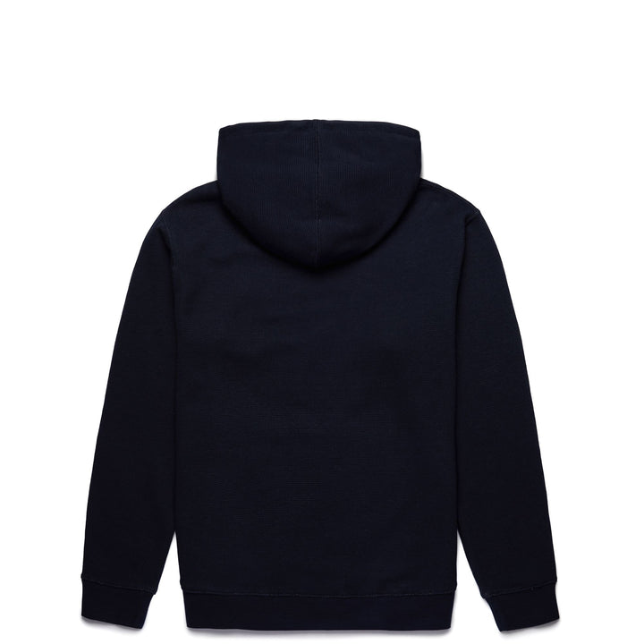 Fleece Man SANDRON Jumper BLUE NAVY Dressed Front (jpg Rgb)	