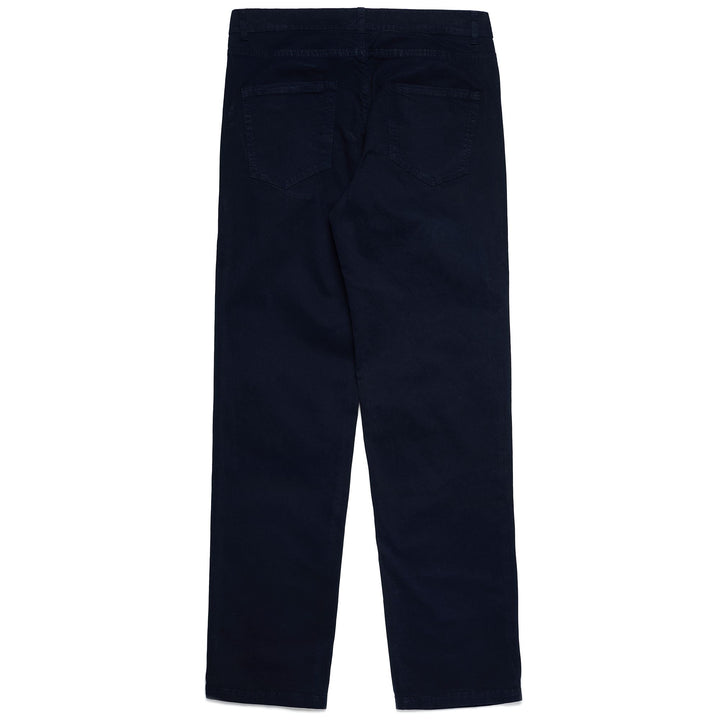 Pants Man JORMAN PEACHED GABARDINE 5 Pockets BLUE NAVY Dressed Front (jpg Rgb)	