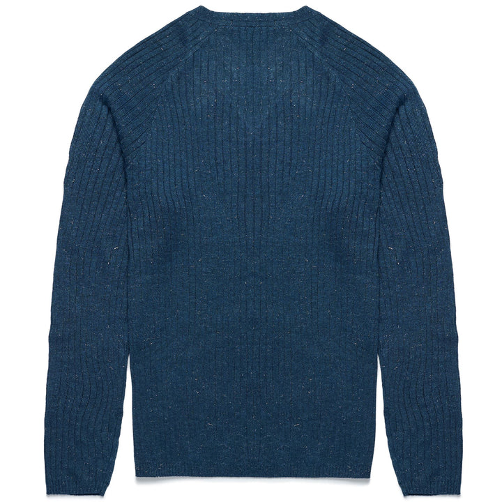 KNITWEAR Woman ESTER Cardigan BLUE NIGHT SKY Dressed Front (jpg Rgb)	