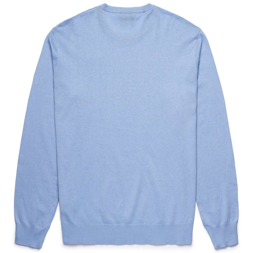 KNITWEAR Man DAMIEN Pull Over AZURE DAYLIGHT Dressed Front (jpg Rgb)	