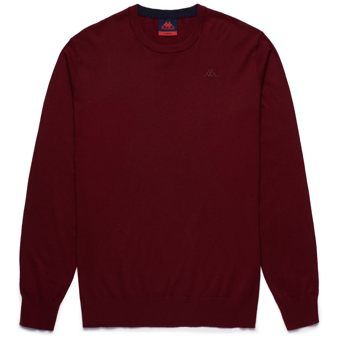 KNITWEAR Man DAMIEN Pull Over RED POMEGRANATE Photo (jpg Rgb)			