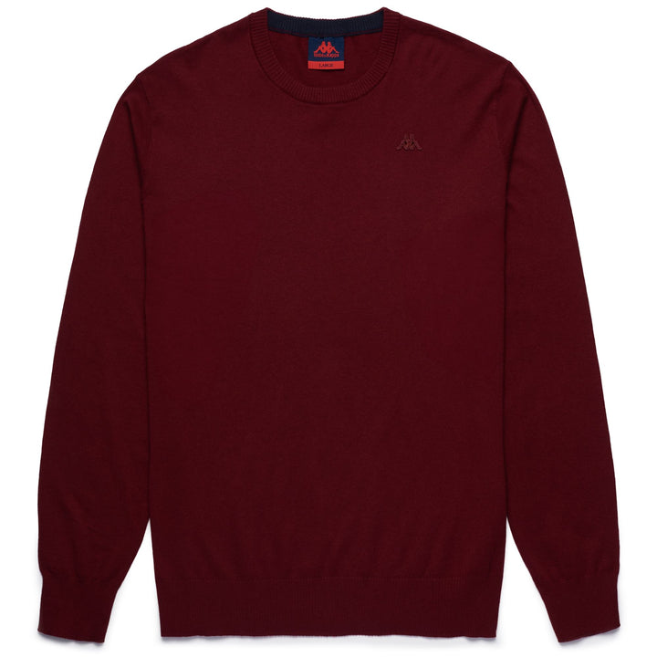 KNITWEAR Man DAMIEN Pull Over RED POMEGRANATE Photo (jpg Rgb)			