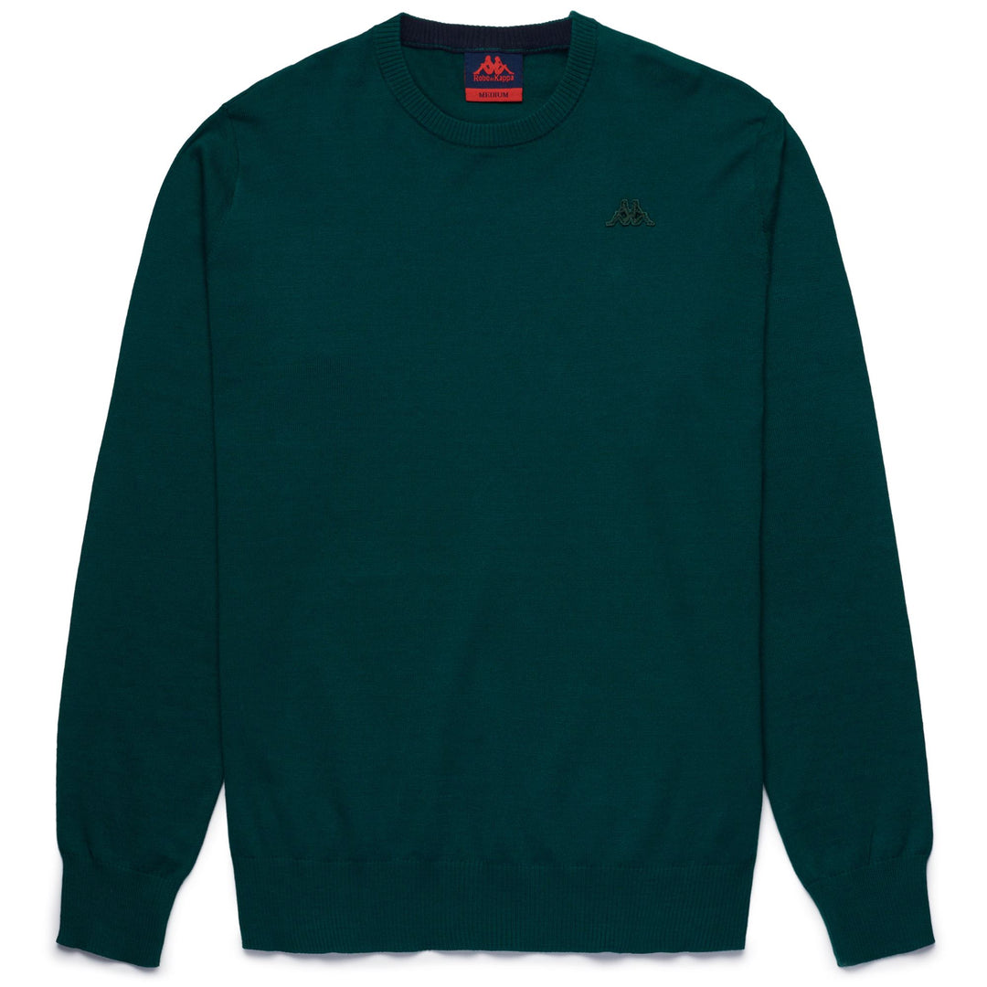 KNITWEAR Man DAMIEN Pull Over GREEN DK RAIN Photo (jpg Rgb)			