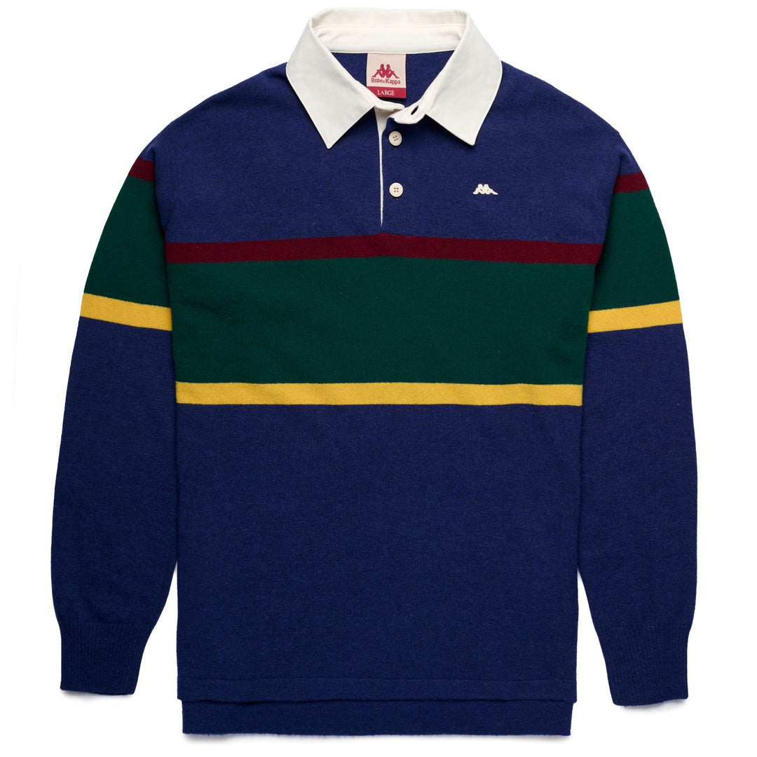 KNITWEAR Man ROBE GIOVANI AGUNG Polo BLUE MARINE - GREEN PASTURES - RED TIBETAN - YELLOW DANDELION Photo (jpg Rgb)			