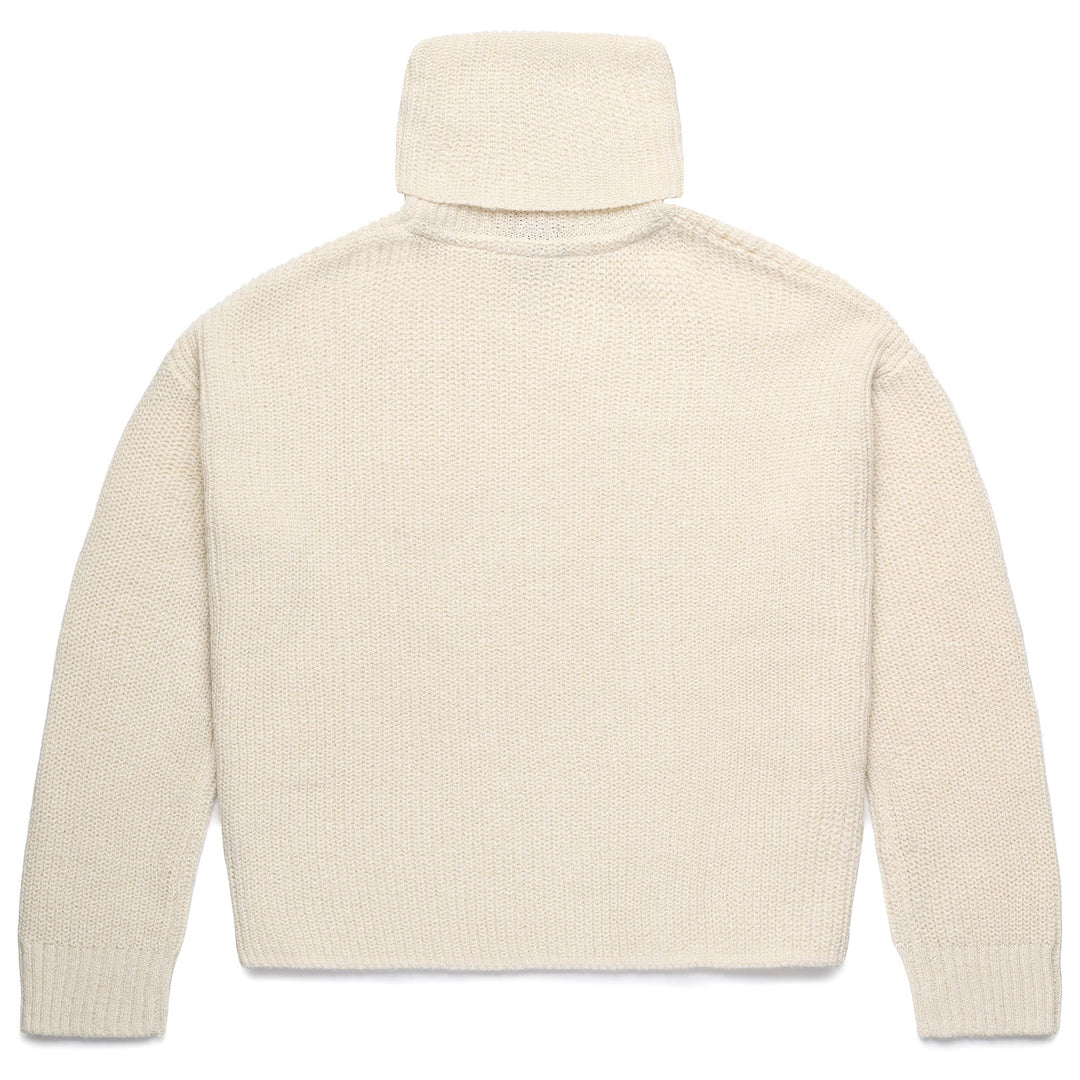 KNITWEAR Woman ESTRELLA Pull Over WHITE NATURAL Dressed Front (jpg Rgb)	