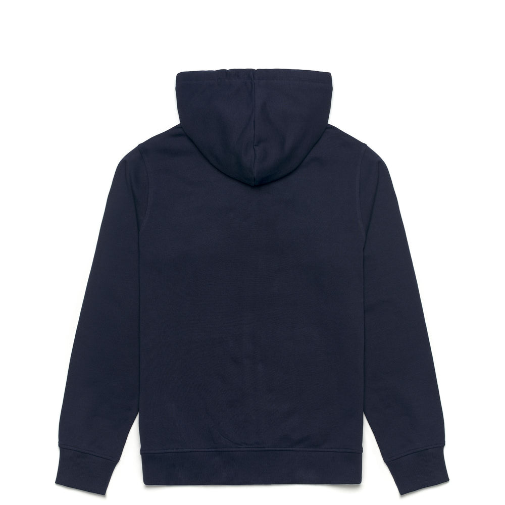 Fleece Man BAPTISTE FIORENTINA Jumper BLUE MARINE - VIOLET INDIGO Dressed Front (jpg Rgb)	