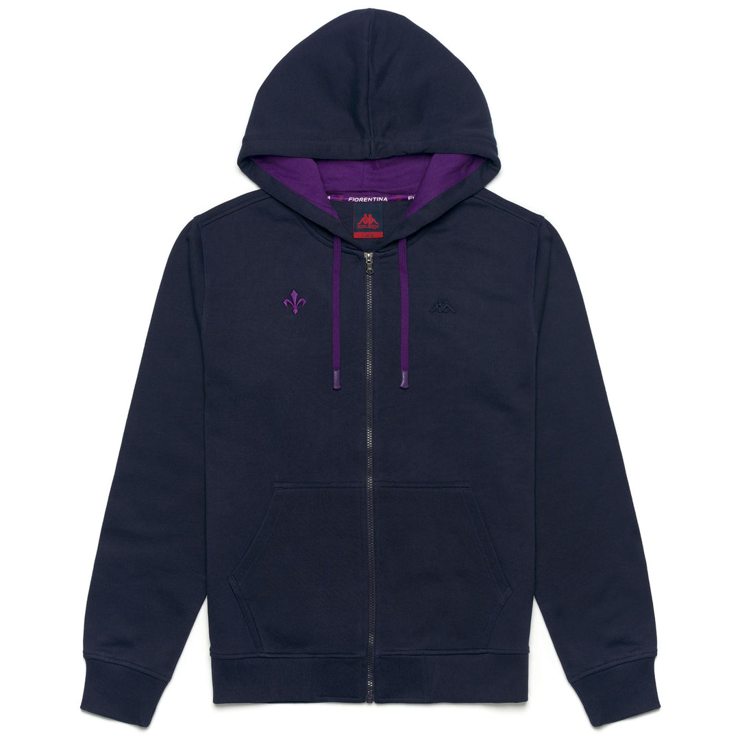 Fleece Man BAPTISTE FIORENTINA Jumper BLUE MARINE - VIOLET INDIGO Photo (jpg Rgb)			