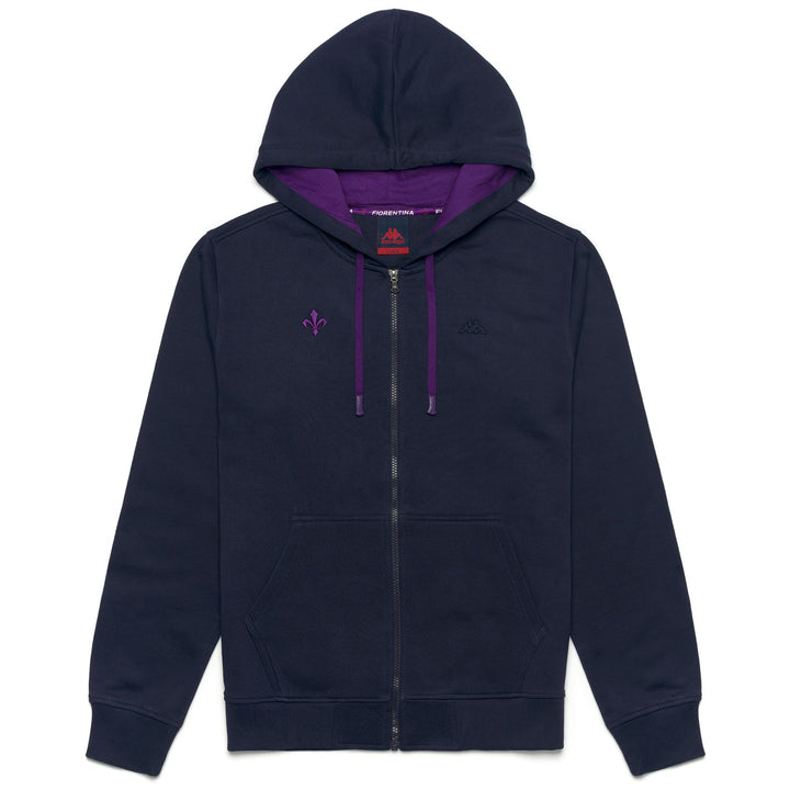 Fleece Man BAPTISTE FIORENTINA Jumper BLUE MARINE - VIOLET INDIGO Photo (jpg Rgb)			