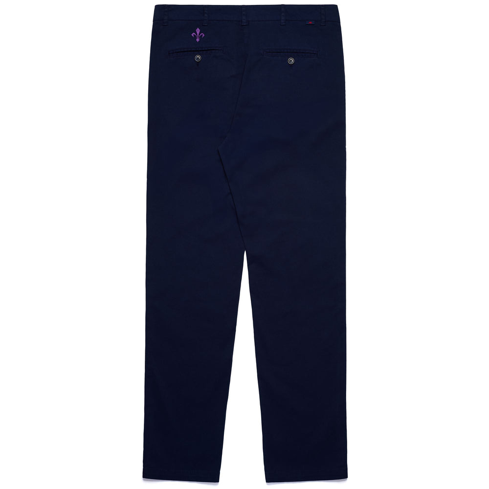 Pants Man WESTIN FIORENTINA CHINO BLUE MARINE - VIOLET INDIGO Dressed Front (jpg Rgb)	