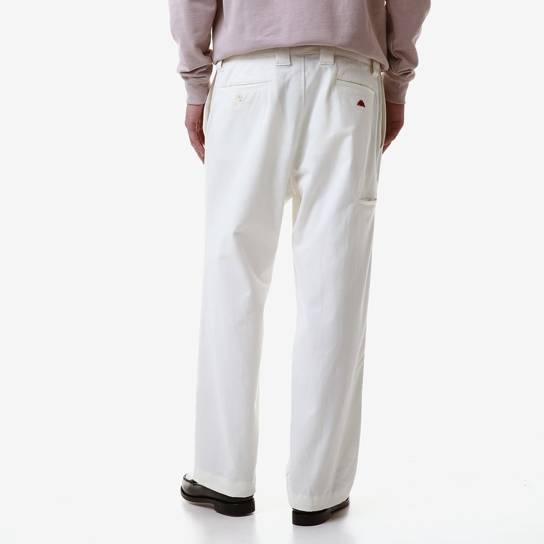 ROBE GIOVANI MEBSUTA PEACHED - Pants - Worker - Man - WHITE MASTICE