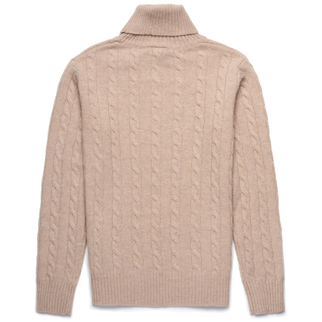 Knitwear Woman HEVIA Pull  Over BEIGE HUMUS Dressed Front (jpg Rgb)	