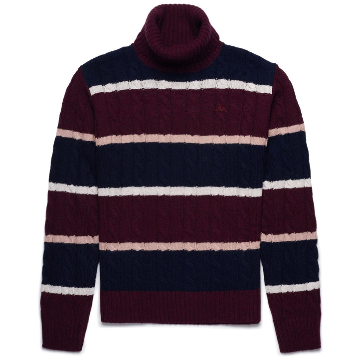 Knitwear Woman TERESIA Pull  Over RED DAHLIA - BEIGE  MOONBEAM - BLUE NAVY - PINK SHADOW Photo (jpg Rgb)			