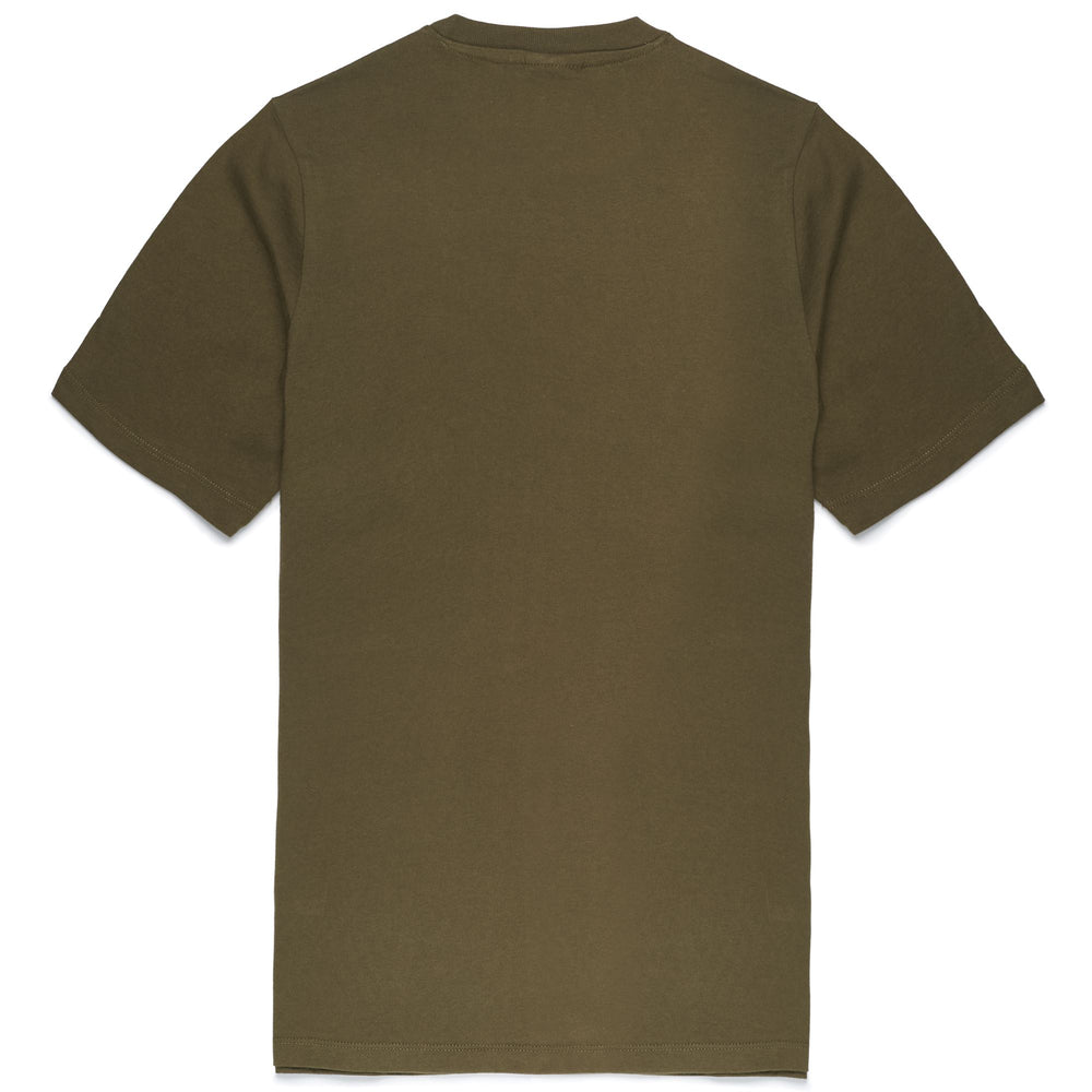 T-ShirtsTop Man JAMES T-Shirt GREEN MILITARY - BLUE NAVY Dressed Front (jpg Rgb)	