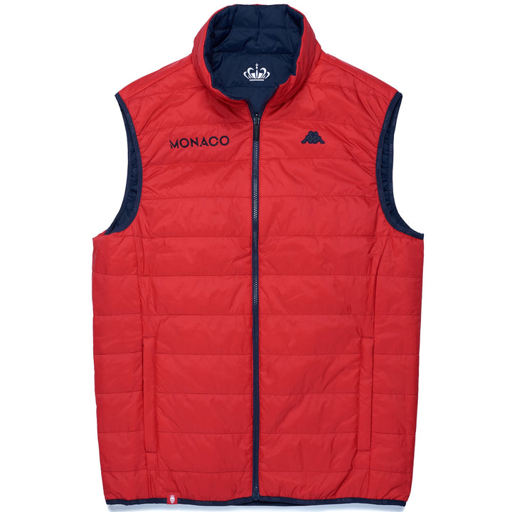 Jackets Man JORDY MONACO Mid BLUE NAVY - RED Dressed Front (jpg Rgb)	