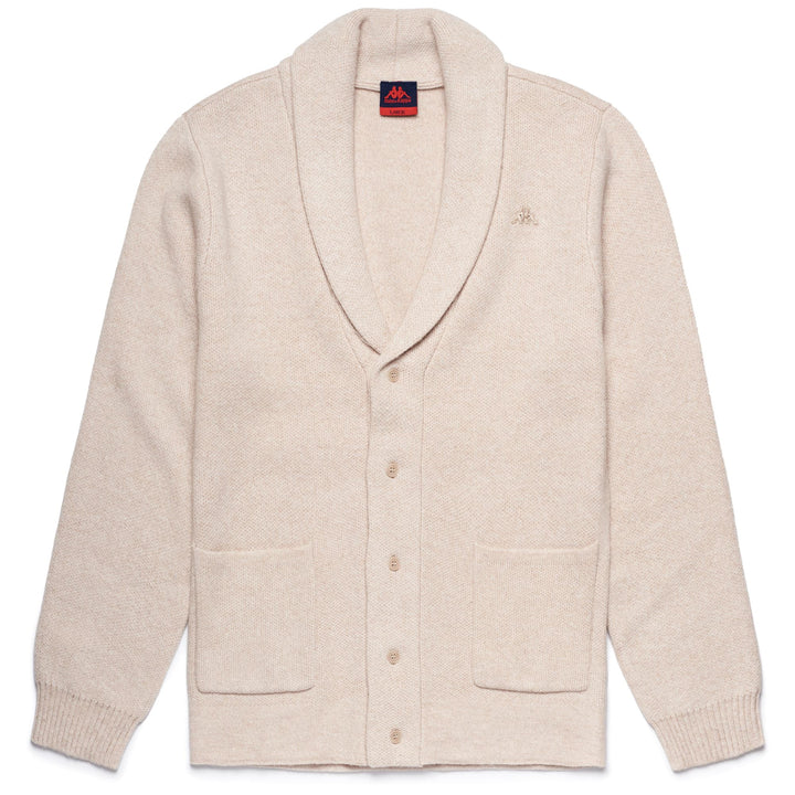 Knitwear Man TEDROS Cardigan BEIGE  MOONBEAM Photo (jpg Rgb)			