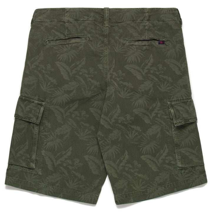 Shorts Man DELMAR Cargo GREEN MILITARY - GREEN MILITARY Dressed Front (jpg Rgb)	