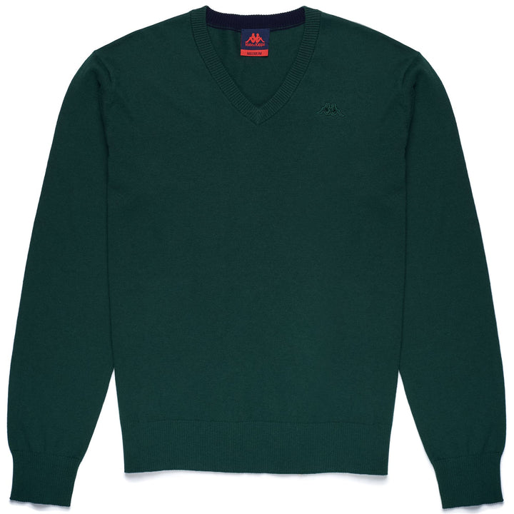 Knitwear Man DONALD Pull  Over GREEN FOLIAGE Photo (jpg Rgb)			