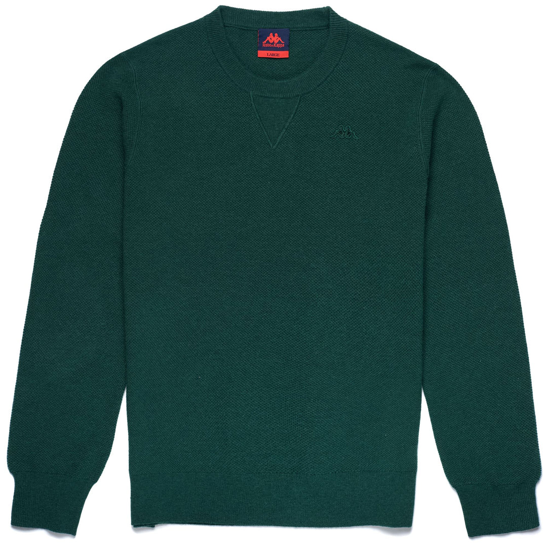 Knitwear Man JOSHUA Pull  Over GREEN FOLIAGE Photo (jpg Rgb)			