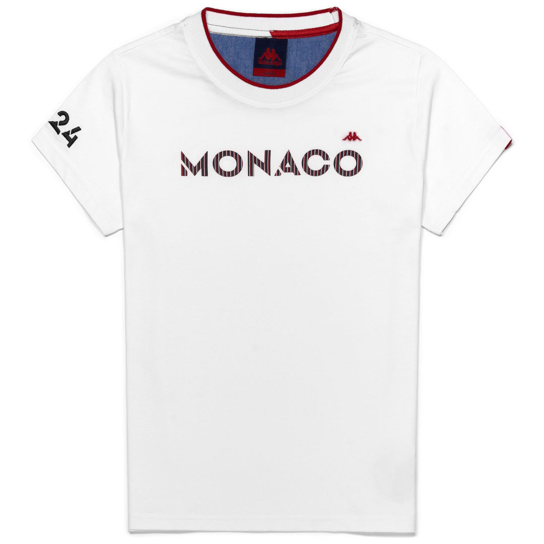 T-ShirtsTop Woman ALIZE MONACO T-Shirt WHITE-RED Photo (jpg Rgb)			