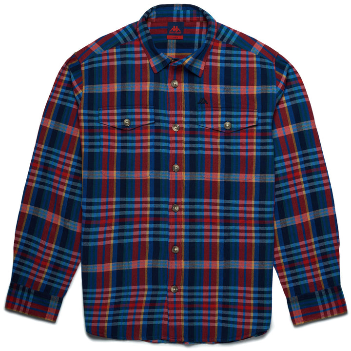 OVERSHIRT Man SENAN OVERSHIRTS BLUE NAVY - RED - GREEN PINE - YELLOW CEYLON Photo (jpg Rgb)			